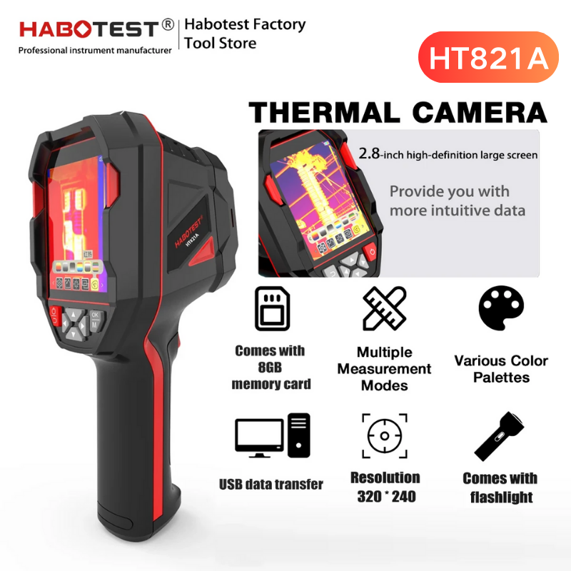 Thermal Imaging Camera Pcb Repair - HABOTEST HT821A Termocamera Ricaricabile -20°C ℃