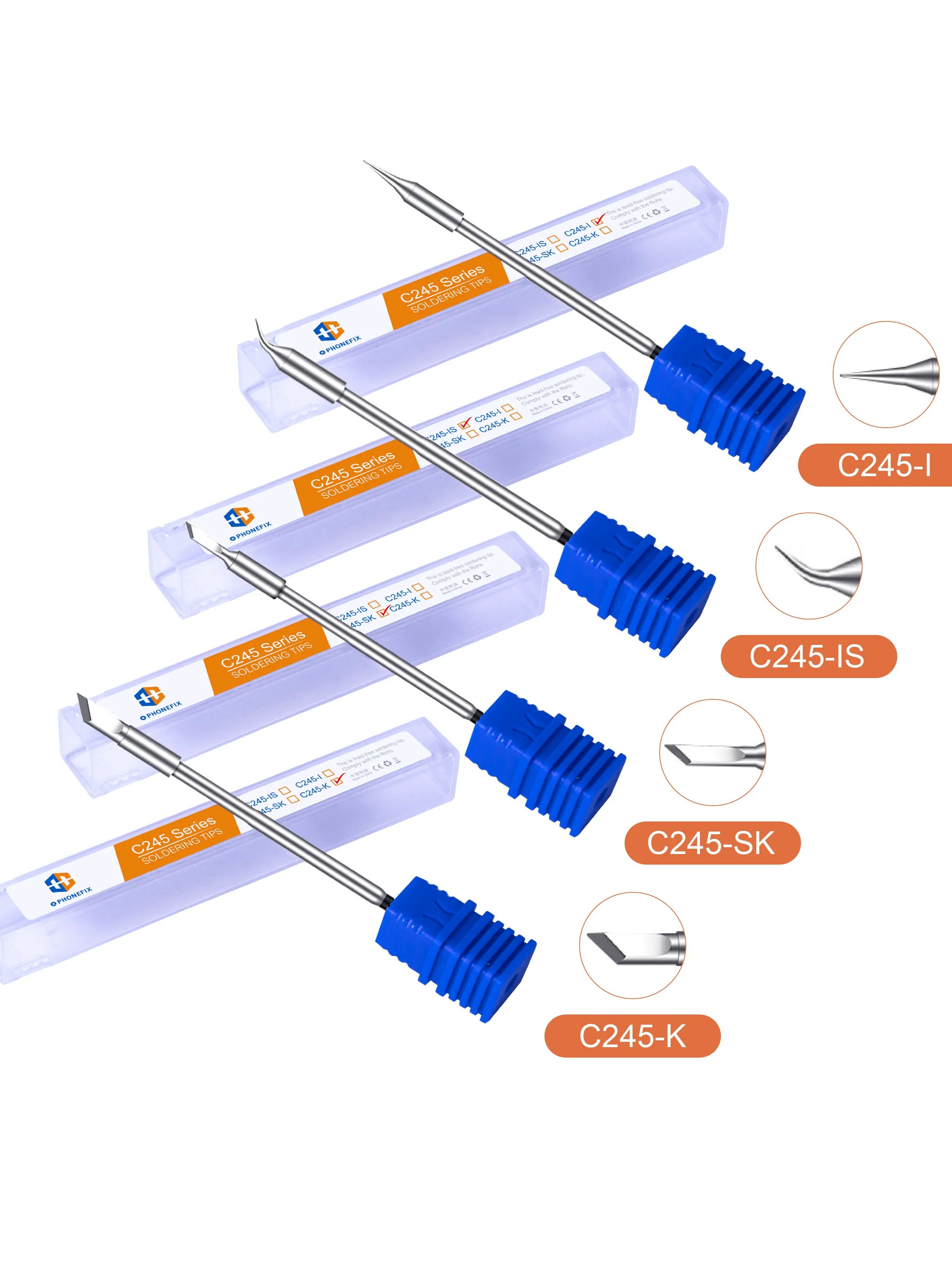 C115 Nano Soldering Iron Station - C210 C245 C115 Punte per saldatore