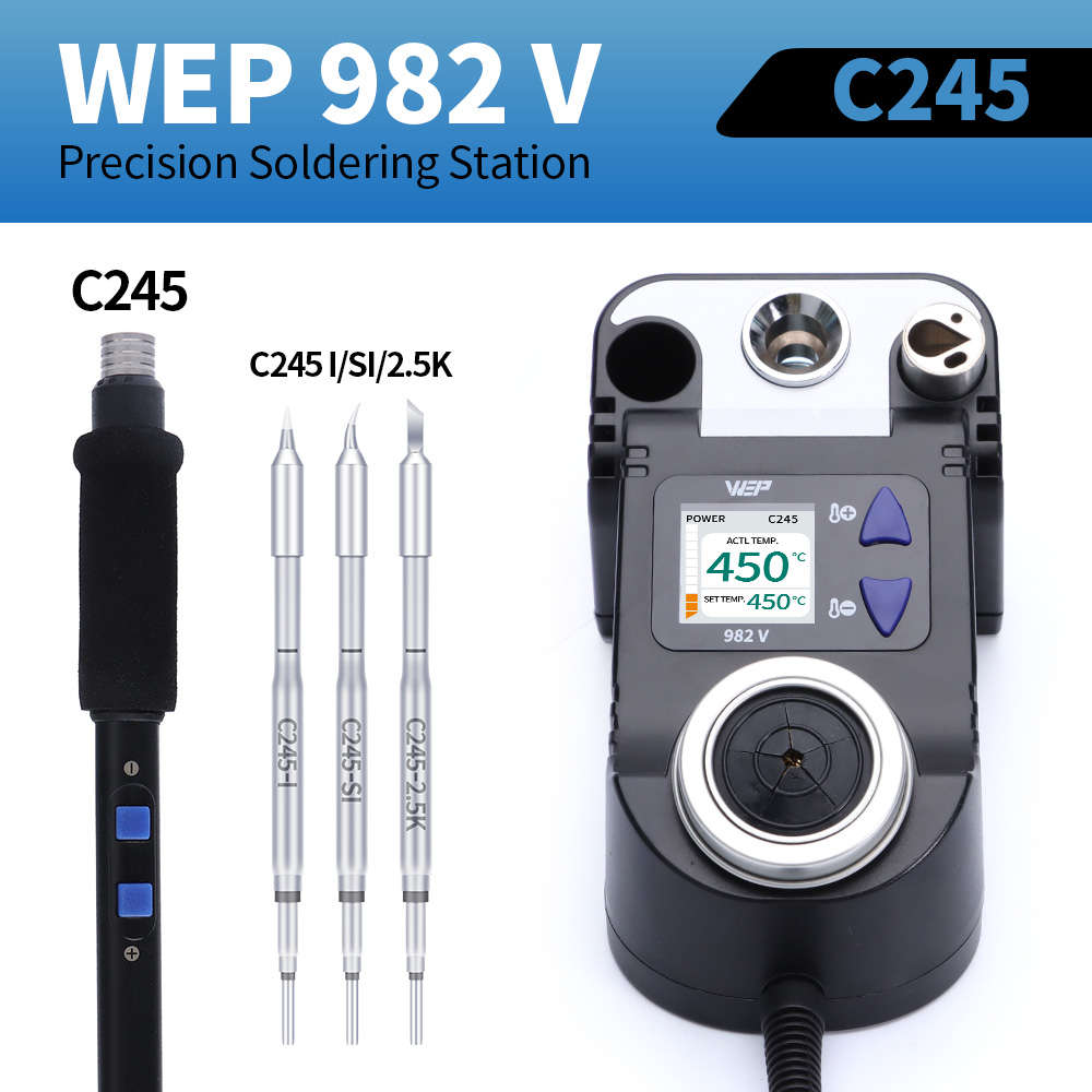 C210 Precision Soldering Station - Kit saldatore di precisione WEP C210