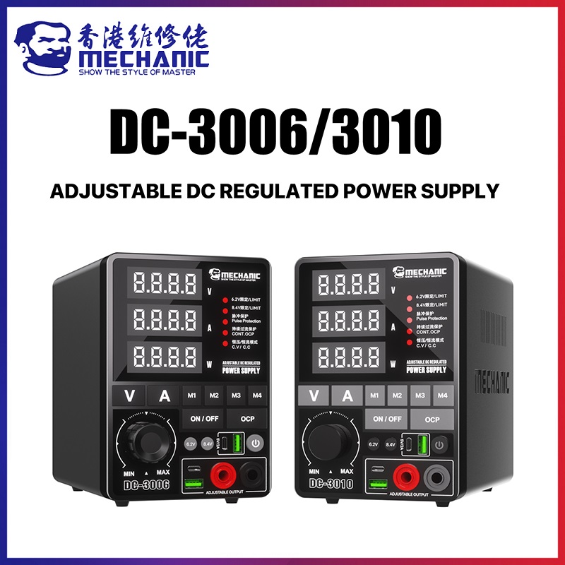 High Precision Dc Power Supply 30V 10A - Alimentatore DC Regolabile da Banco MECHANIC