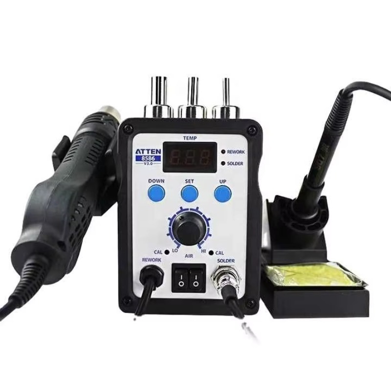 2 In 1 Soldering Rework Station 750W - ATTEN AT8586 2 in 1 750W