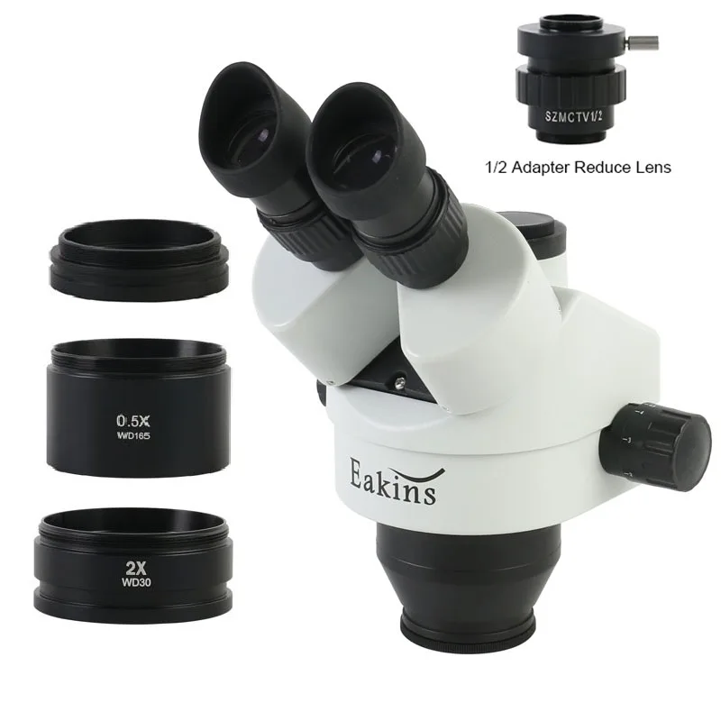 Trinocular Stereo Microscope 7X-45X - Microscopio stereo trinoculare 7X 90X WF10X/22mm