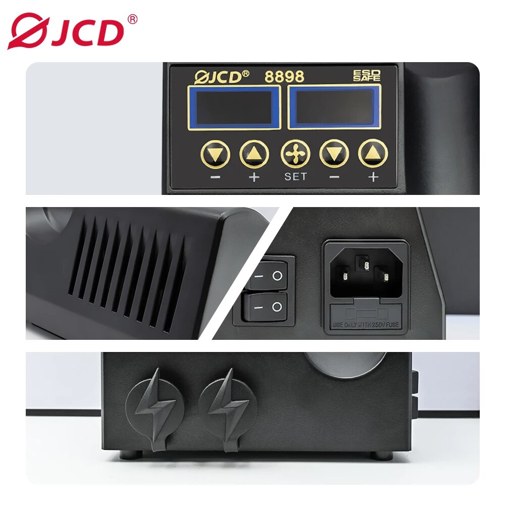 JCD 8898 stazione di saldatura - 2 In 1 Soldering Rework Station 750W recensione e prezzo