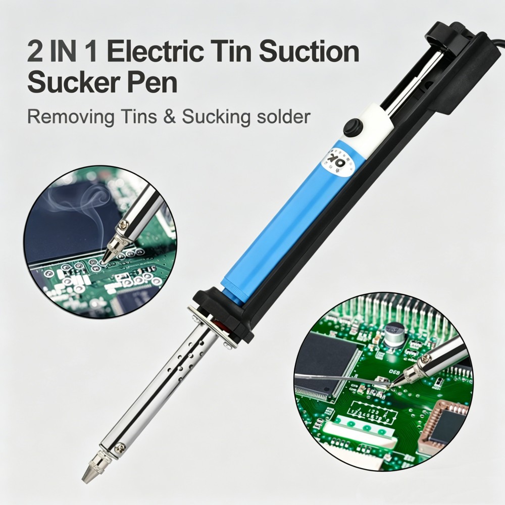 Penna Dissaldante Elettrica AC - Desoldering Pump Electric Vacuum Station recensione e prezzo