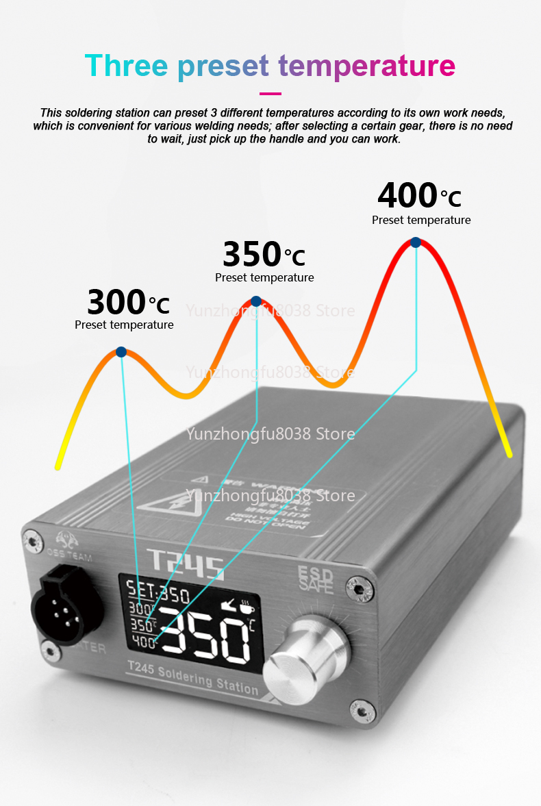 Stazione di saldatura T245 130 - C245 Soldering Station 130W recensione e prezzo