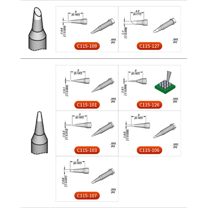 Cartucce originali JBC C115 Pu - C115 Nano Soldering Iron Station recensione e prezzo