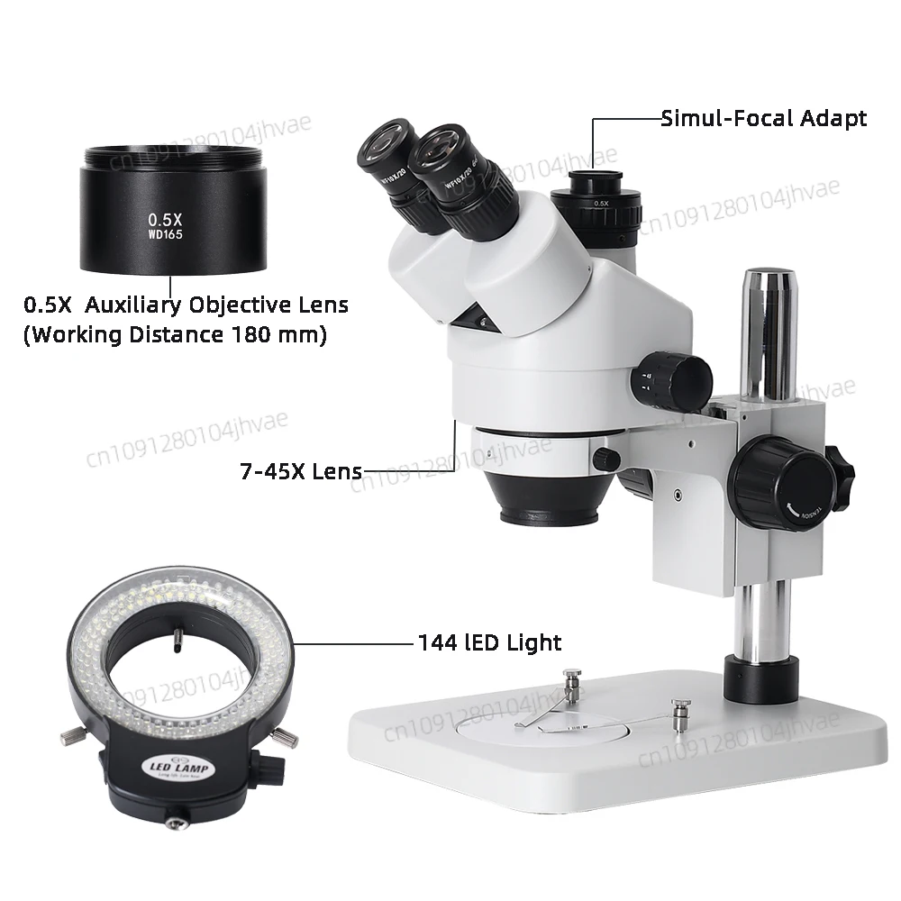 2025 NUOVA Foto Reale 3.5X-45X - Trinocular Stereo Microscope 7X-45X recensione e prezzo