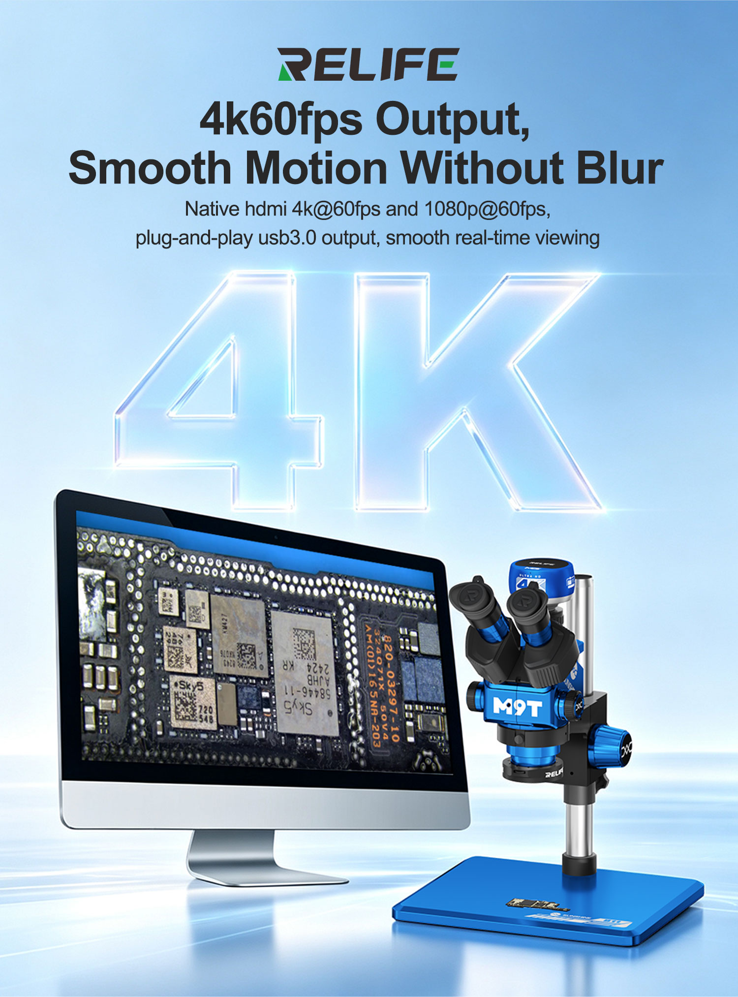 RELIFE MC5 4K 60FPS Fotocamera - 4K Microscope Camera Sony Sensor recensione e prezzo