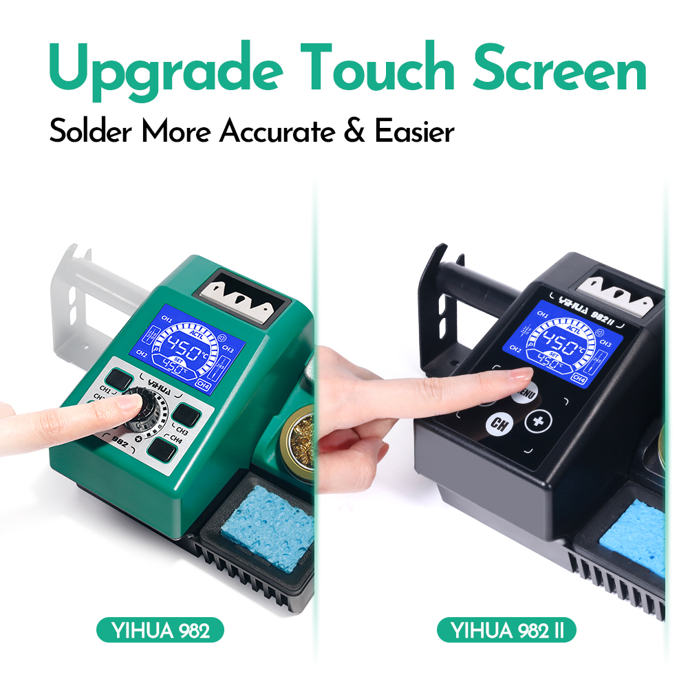 YIHUA 982-II Touch Screen C245 - C210 Precision Soldering Station recensione e prezzo