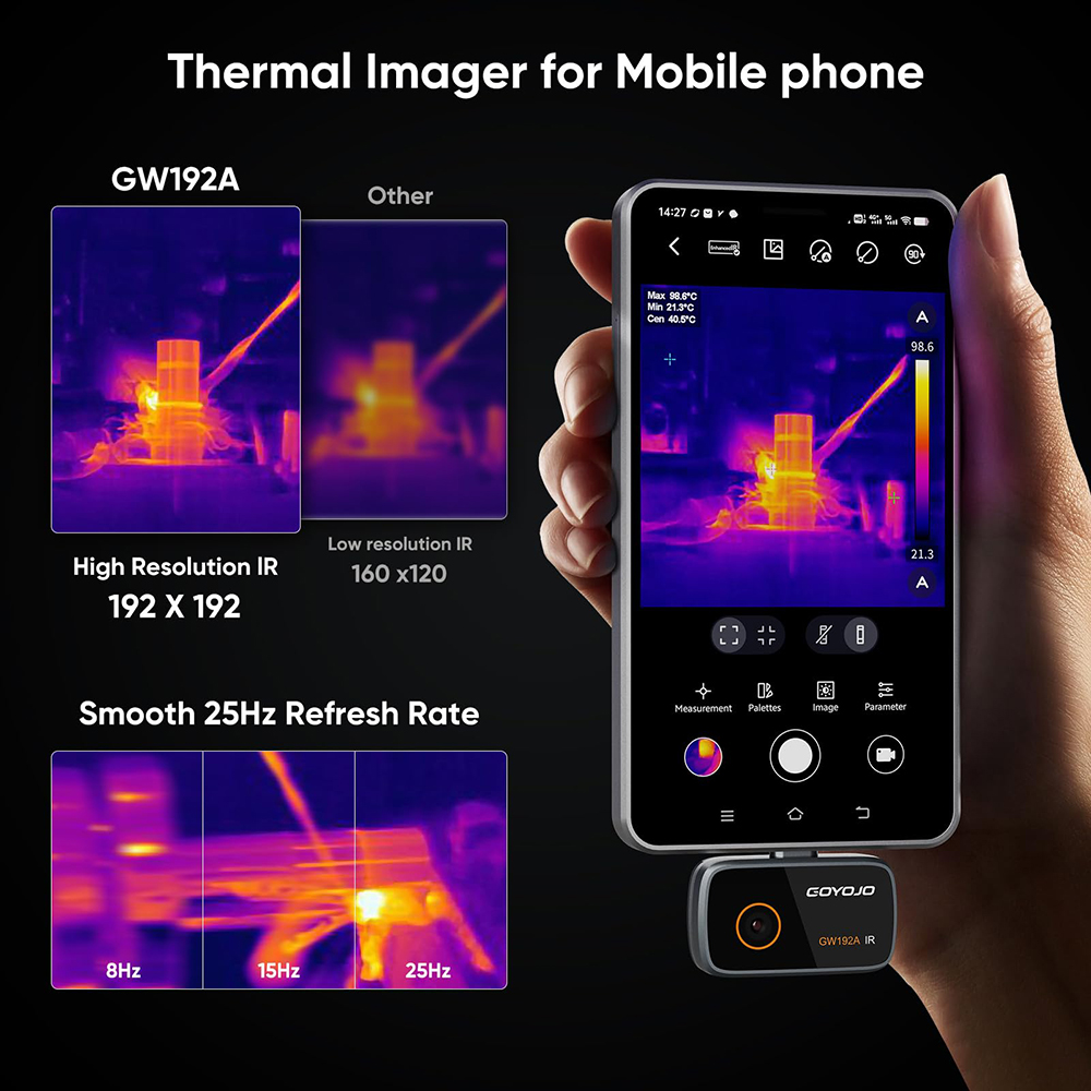 GW192A Termocamera 192X192 Rip - Thermal Imaging Camera Pcb Repair recensione e prezzo