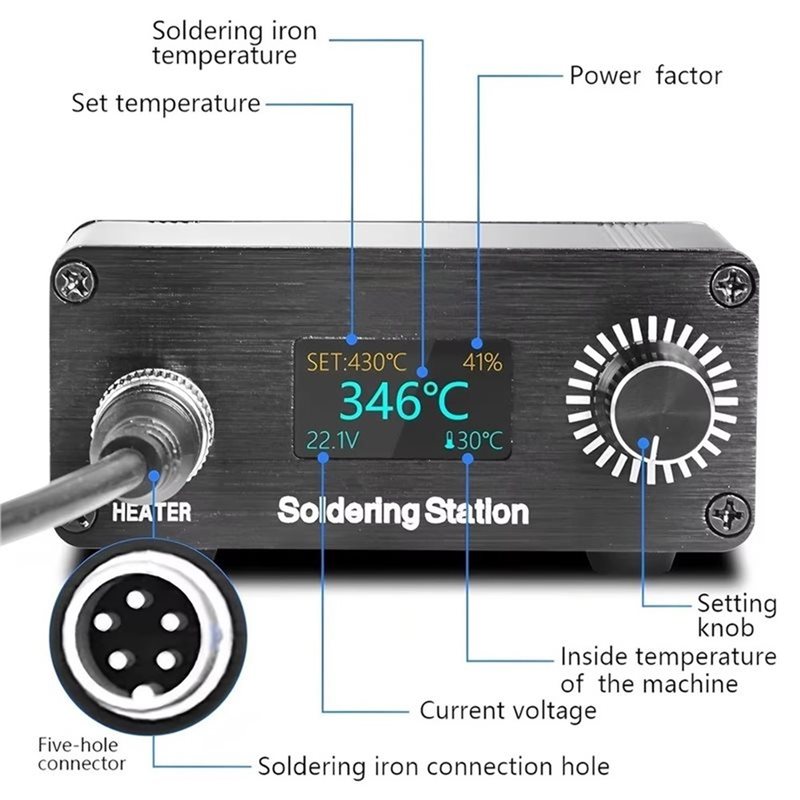 ABYN-Professional T12 Stazione - T12 Soldering Station Oled recensione e prezzo