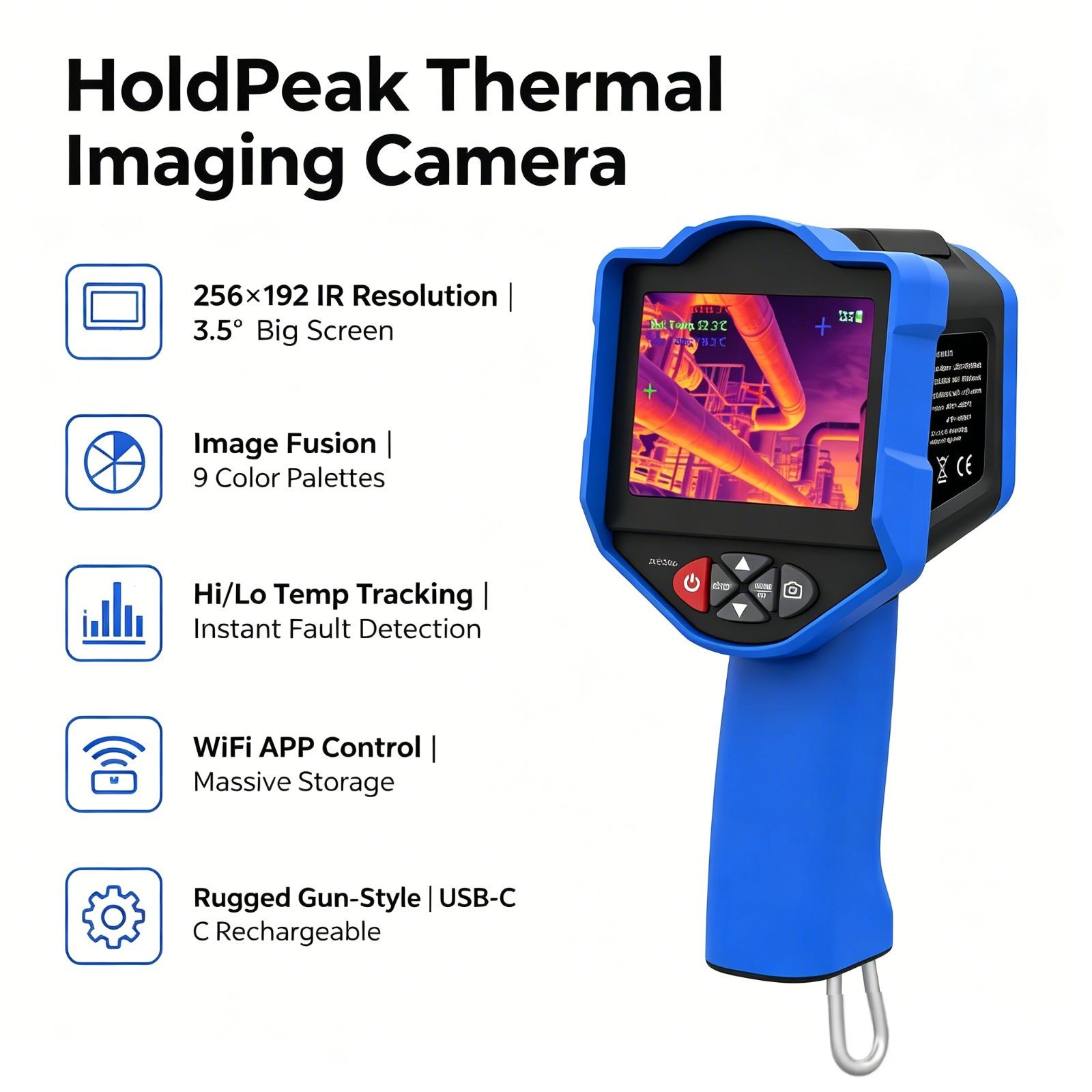 Termocamera HoldPeak 256x192 I - Thermal Imaging Camera Pcb Repair recensione e prezzo